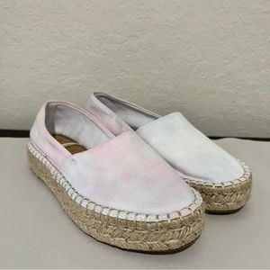 Splendid Laney Pastel Tie Dye Espadrilles Size 7.5
